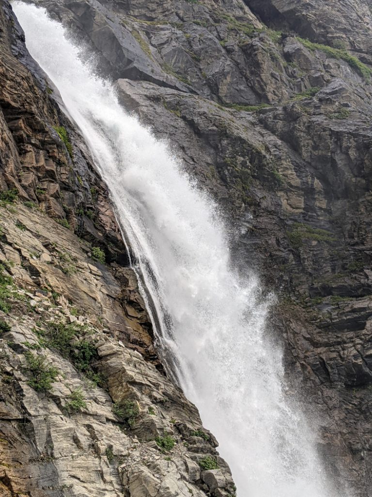 Right next to Helmet Falls
