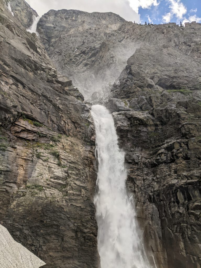 The bottom part of Helmet Falls