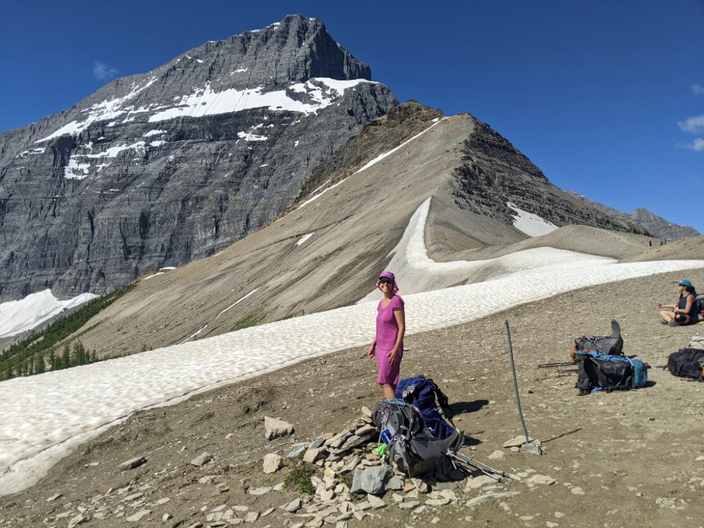 Numa pass with Foster Peak in the background
