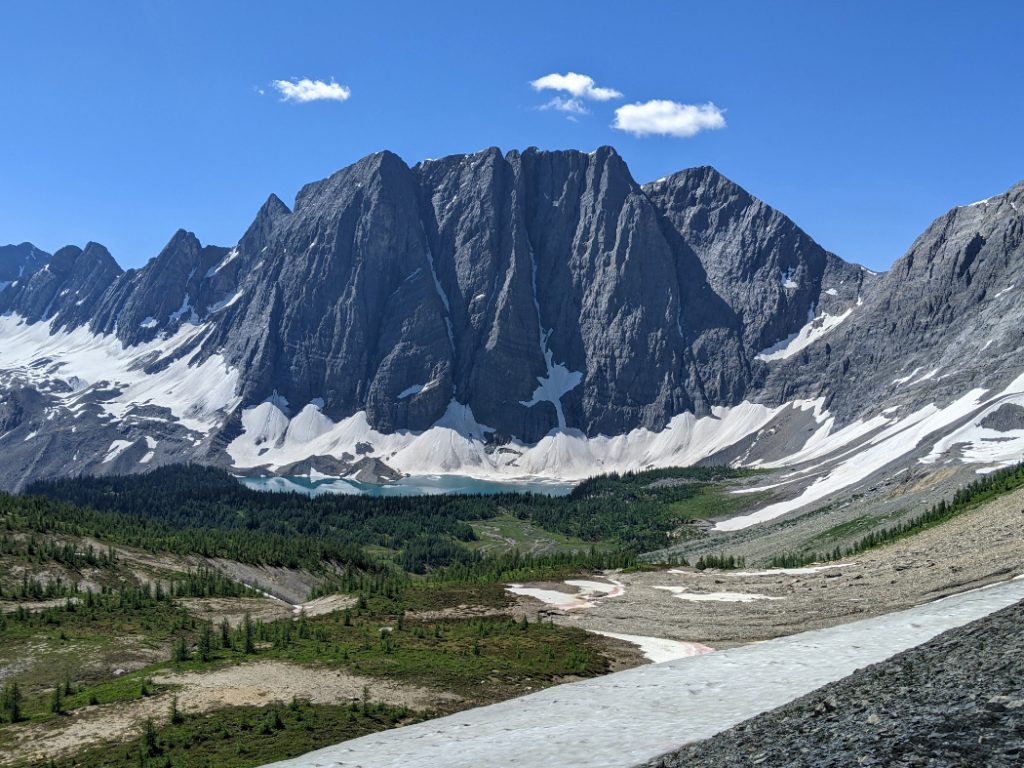 Floe Lake from Numa Pass