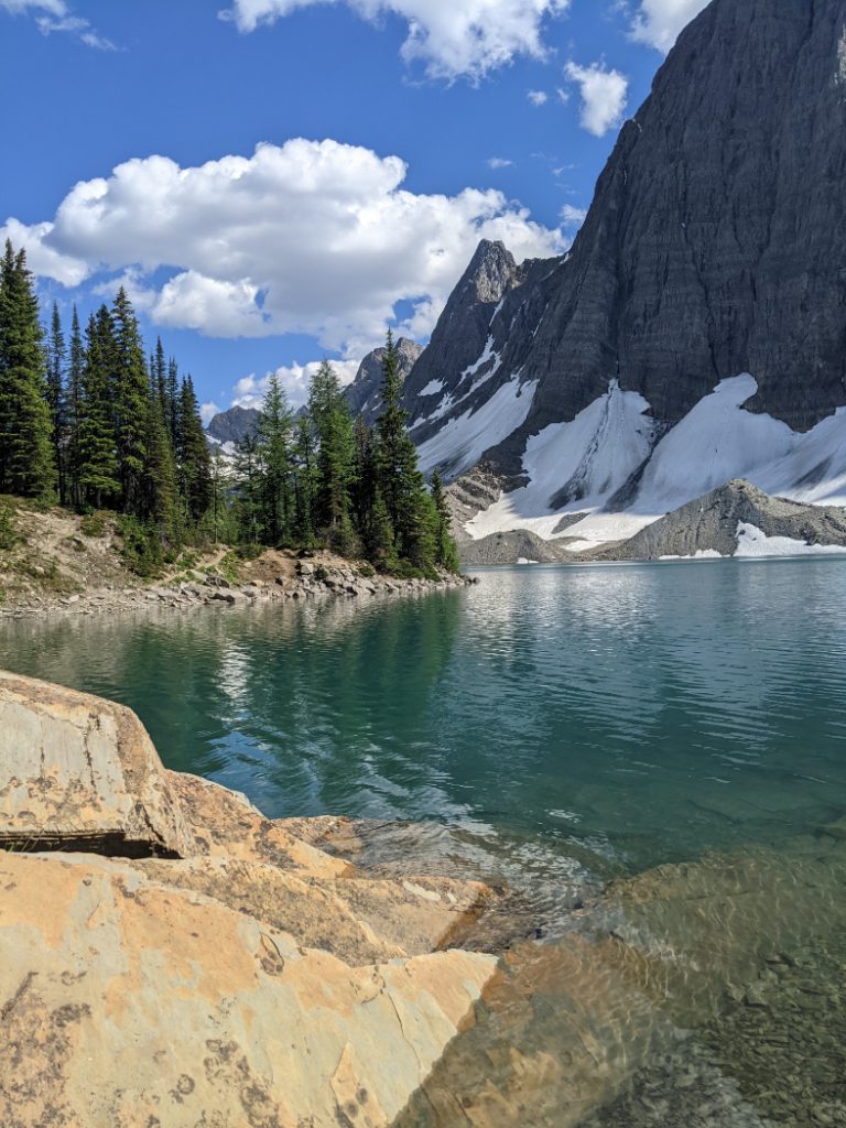 Floe Lake in the afternoon