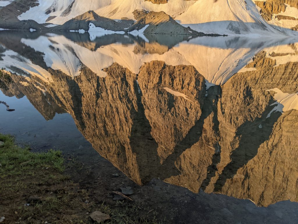 Floe Lake reflections
