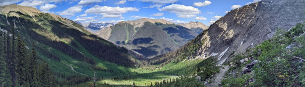 Numa Creek Campground from above