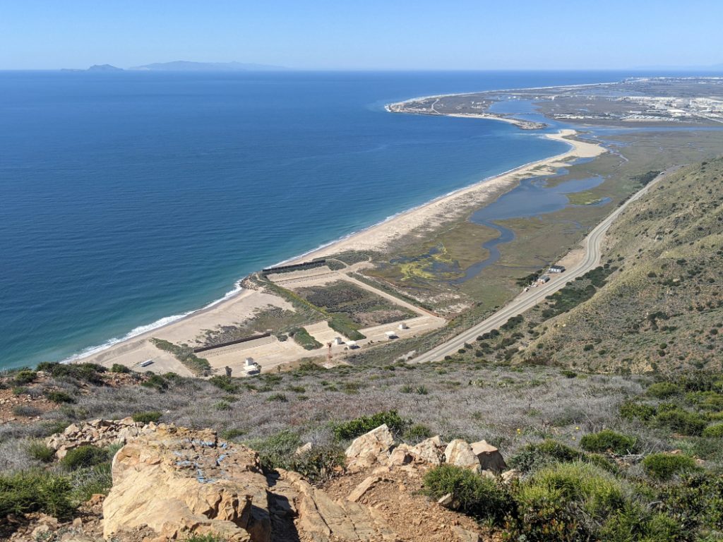 Mugu Lagoon and a naval air station
