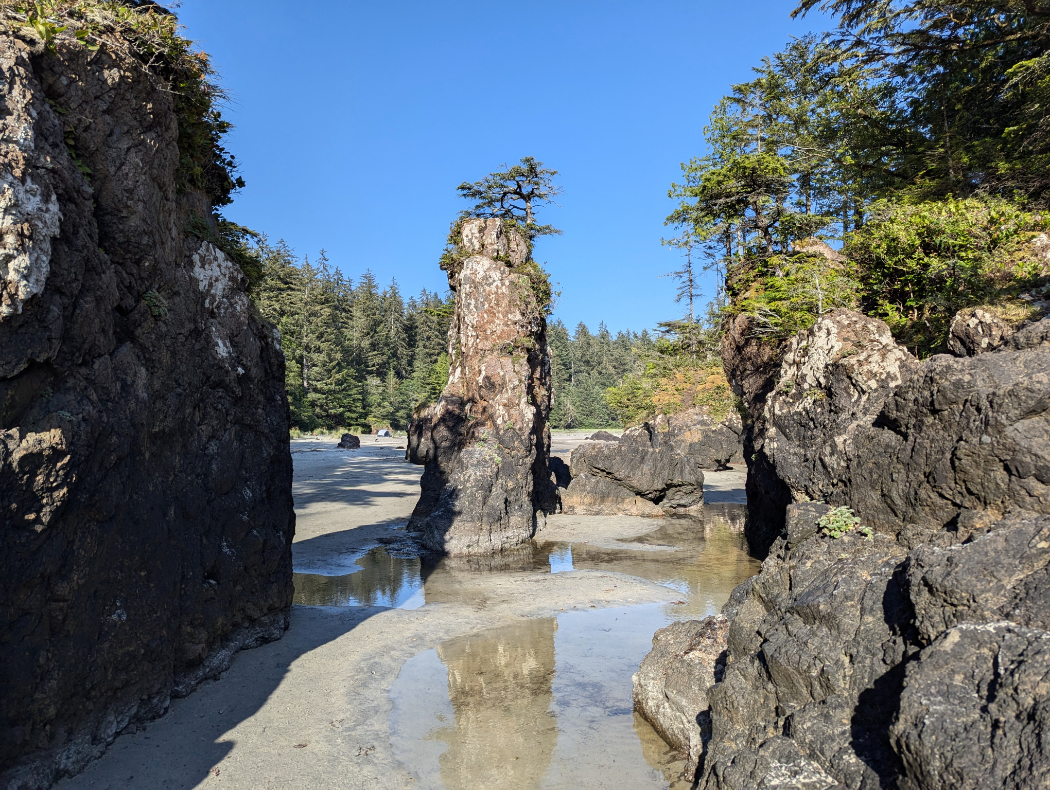 San Josef Bay - Backcountry Camping - A walk and a lark